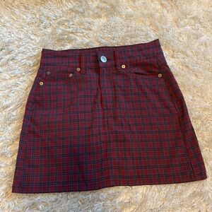 American Eagle Checkered Skirt